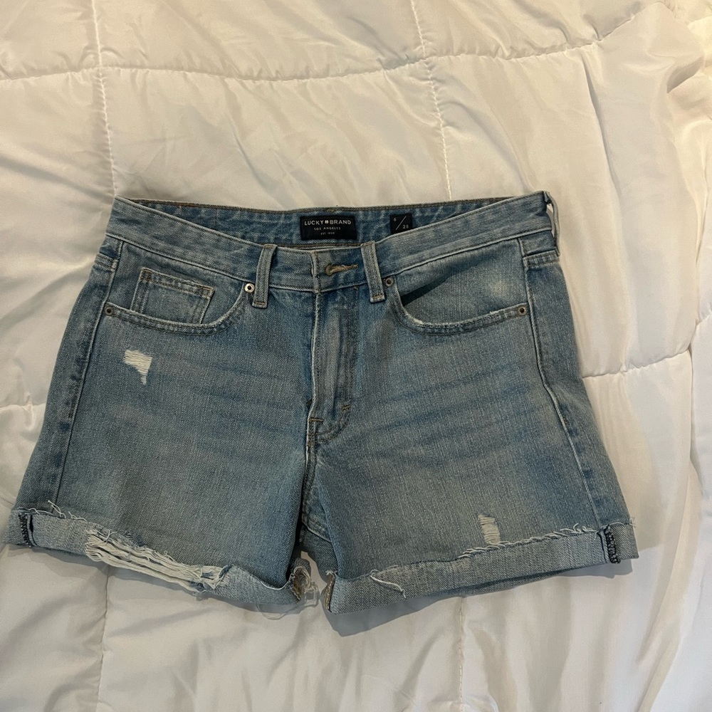 Lucky Brand Boyfriend denim shorts, size 6